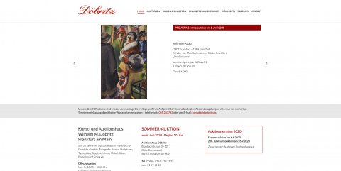 Antiquitäten in Frankfurt: Kunst- und Auktionshaus Wilhelm M. Döbritz in Frankfurt 