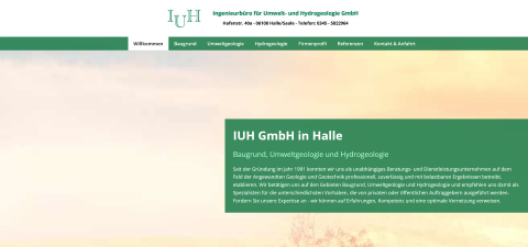 Baugrundgutachten Sachsen-Anhalt IUH Ingenieurbüro für Umwelt- und Hydrogeologie GmbH in Halle (Saale)