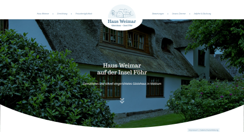 Einzigartige Gastfreundschaft im historischen Ambiente der Pension Haus Weimar in Nieblum