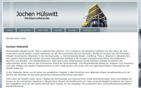 Immobilienrecht: Rechtsanwaltskanzlei Jochen Hülswitt in Gelsenkirchen in Gelsenkirchen