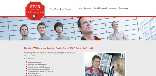 Firmenprofil von: Ihr Profi für Elektrotechnik in Bochum: STAB Elektro GmbH & Co. KG