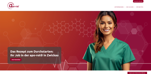 Firmenprofil von: Attraktive Jobs als PTA in Zwickau: Ihre Karrierechance in der apo-rot® GmbH