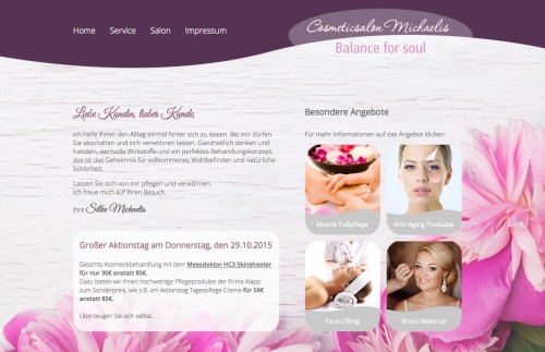 Firmenprofil von: Das professionelle Kosmetikstudio: Cosmeticsalon Michaelis in Mönchengladbach