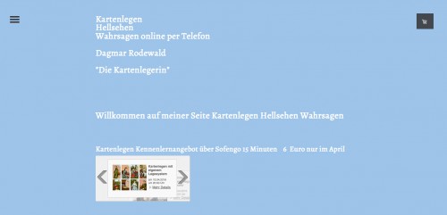 Firmenprofil von: Verschaffen Sie sich Klarheit durch Wahrsagen in Ostfriesland: Hellseherin Dagmar Rodewald